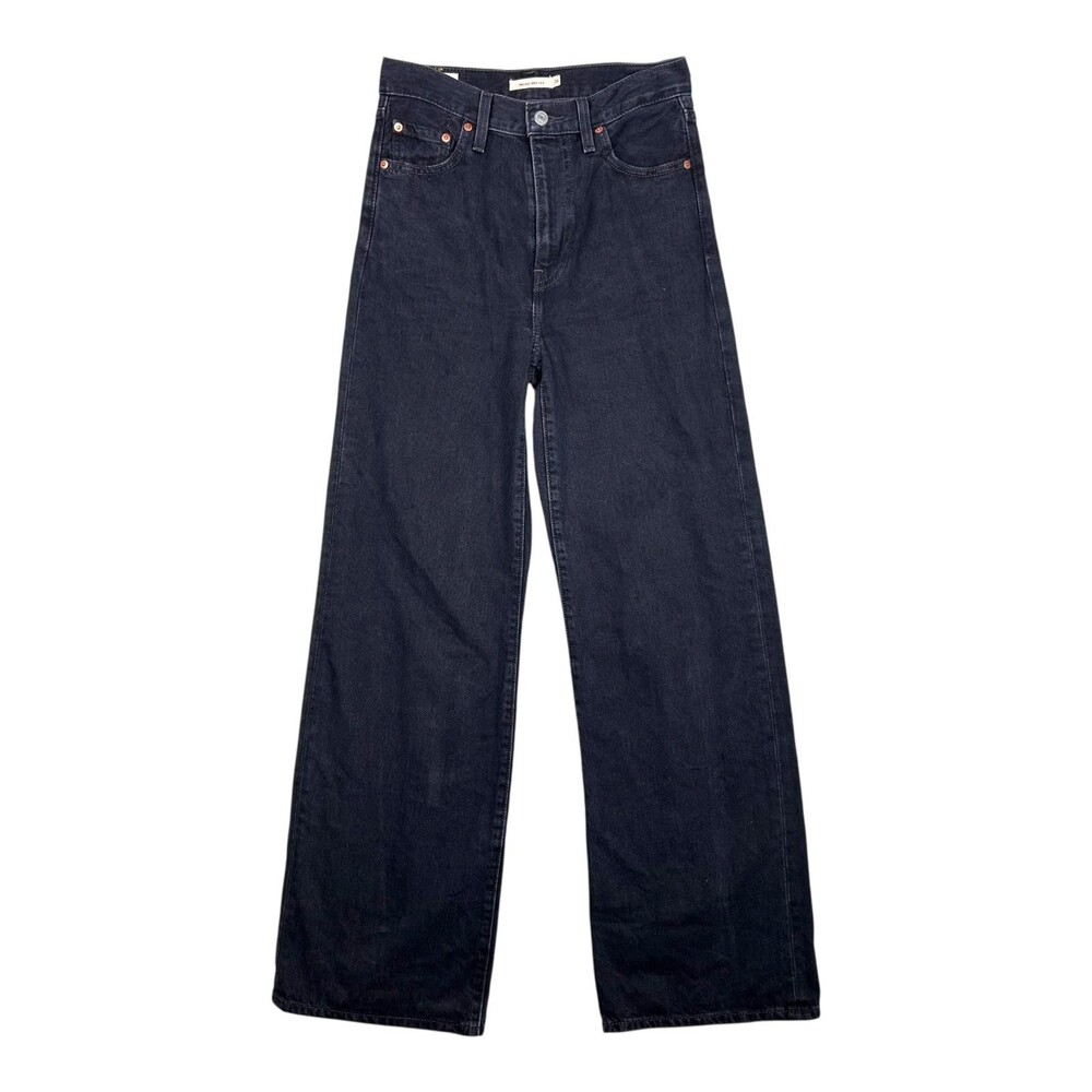 Levi's Ribcage Wide Leg - Black Denim
